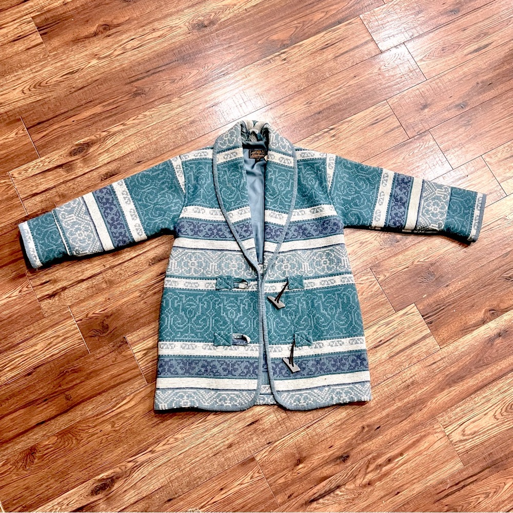 Vintage Eddie Bauer Blanket Ranch Coat Wool Womens, medium, made in USA